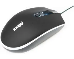 IGGUAL RATOHN PTICO COM-LED-1600DPI zwart