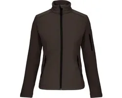 Kariban Dames softshell jas K400 - Chocolate - XL