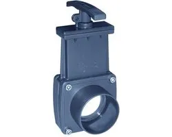 Cepex PVC schuifafsluiter - schuifkraan 63mm