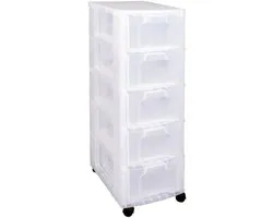 Really Useful Box ladenblok 5 x 12 l | transparant