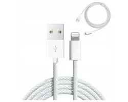 Oplader kabel geschikt voor iPhone - Zenwire - Oplaadkabel - USB-C naar lightning kabel - Quick Charge - 2 m - Geschikt voor Apple CarPlay - Wit