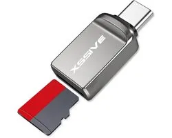 Lecteur de carte SD vers USB C - Convient pour Samsung S25, S24, S23, iPhone 16, 15 Pro Max, iPad, MacBook Air, Pro - Lecteur de carte USB-C vers carte mémoire MicroSD TF Lecteur de carte