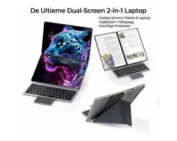 Ordinateur portable Beelink DS20 double écran Intel N150 16 Go de RAM 1 To SSD Windows 11