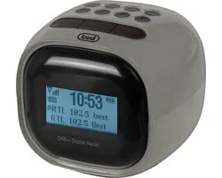 Trevi RC80D2 DAB - Klokradio met digitale ontvanger DAB / DAB+ / FM - metaal