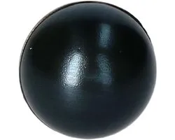 Zwarte anti stressbal 6 cm - stressballetjes