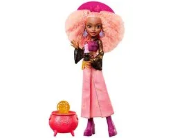 Mattel Moonspell Magic van Monster High - Rae Lumina modepop - Sun Witch met accessoires