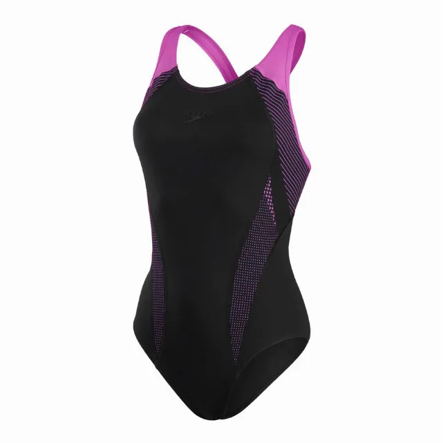 Speedo Women’s Black Swimsuit / Endurance+ Laneback / Swimwear / RRP £42