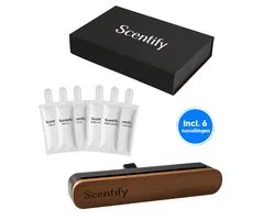 Scentify Autoparfum Met Houder En 6 Navullingen - Auto Geur - Auto Luchtverfrisser Met 6 Geuren- Auto Geurverfrisser – Car Parfum – Auto parfum – Auto luchtje – Auto Accessoires