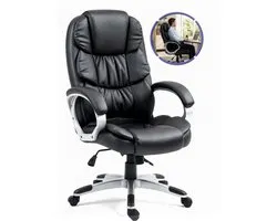Chaise de bureau ergonomique - Chaises de bureau pour Adultes - Chaise de Office - Chaise de Gaming - Chaise de bureau avec sous-main - Stane®