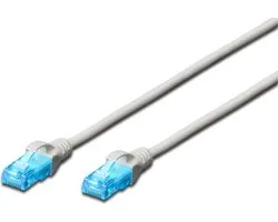 Digitus Patchcord Adapter Utp Kabel Naar Rj45 20M Cat 5E Grijs Duurzaam