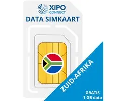 XIPO CONNECT - Data Simkaart Zuid-Afrika + 1GB Data - 365 Dagen geldig