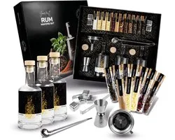 DIBYS - Cocktail set - DIY Kit - Kit voor het maken van Rum - incl. Kruiden - incl. Bartending accessoires - Rum set - Cadeau - Geschenkset