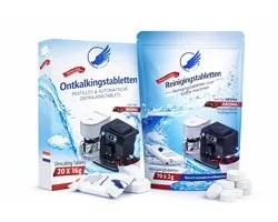 70 Reinigings tabletten Koffiemachine - 20 Ontkalkingstabletten – Universeel Jura, Siemens, Krups, Philips, De’Longhi