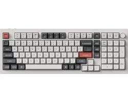 Keychron Q5 Ultra - Mechanisch Toetsenbord - Draadloos - US Qwerty - 96% - Rode Switch - Wit