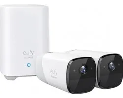 Eufy eufyCam 2 Pro Cosse Caméra de sécurité IP Intérieure et extérieure 2048 x 1080 pixels Mur