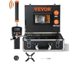 VEVOR 7 Pijpcamera 40m IndustriëLe Inspectie Camera 1000tvl Endoscoop Camera Riool Camera 16gb Sd Kaart 512Hz Lokalisatie Apparaat 480p