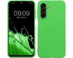 Coque kwmobile pour Samsung Galaxy A26 5G - Coque arrière vert citron
