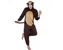 Grenouillère singe – Costume Animaux pour carnaval, soirée à thème et déguisement – ​​Taille unique