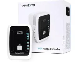 RANGEXTD Wifi Range Extender - Booster WiFi pour étendre la connexion WiFi | Amplificateur WiFi pour 10 appareils | Booster Internet et répéteur wifi | Vitesse 300Mbps | Bande 2,4 GHz
