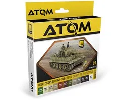 AMMO MIG 20729 ATOM - Tiger I Tank 1942-45 couleurs - Set Acryl 12x20ml Ensemble de Peinture