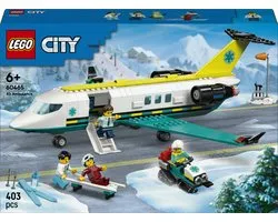 LEGO® City Ambulancevliegtuig, Speelgoedvliegtuig - 60465