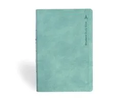 CSB Student Study Bible, Earthen Teal Suedesoft Leathertouch
