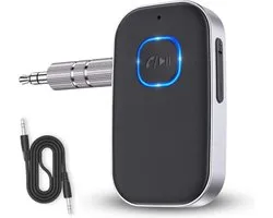 Techard Bluetooth Receiver Auto BT 5.4 - 3.5MM AUX Bluetooth Ontvanger Handsfree Bellen Bluetooth Audio Receiver - Inclusief Kabel en Plug