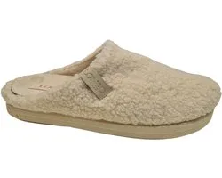Longo1135454 Crudo Dames Instap Pantoffels - Beige - 37