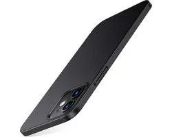 ShieldCase Hoesje geschikt voor Apple iPhone 12 Mini ultra thin case - 5.4 inch - zwart - Lichtgewicht Telefoonhoesje - Stijlvolle en Dunne Case