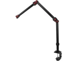 Support de caméra aérien réglable avec bras flexible pour webcam et microphone, idéal pour la photographie et le streaming en direct