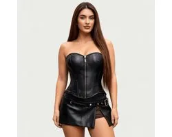 Corset Wetlook Zip OhYeah