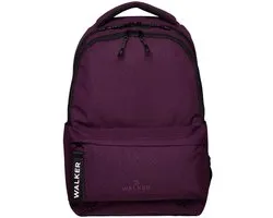 Walker vrijetijdsrugzak rugzak met laptopvak Classic Alpha Backpack 32L Plum paars