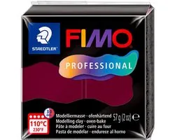 FIMO professional - pâte à modeler durcissant au four - bloc 57 g - bordeaux