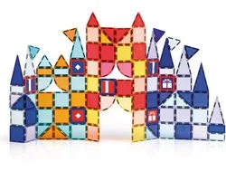 LUDI-Magnetische tegels - Magnetische panelen - Magnetic Tiles - Magnetisch speelgoed - 100 panelen