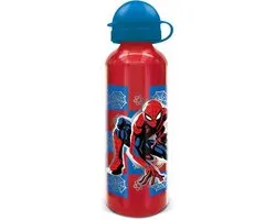 Fles Spiderman Arachnid Grid 530 ml Aluminium