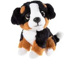 Heunec knuffel Berner Sennen hond 14cm pluche speelgoed.