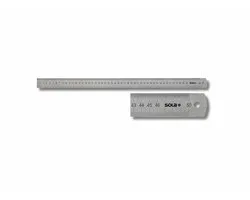 SOLA Règle en acier 1000x30x1mm acier inoxydable LSB1000 graduation double face mm / cm
