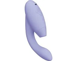 Womanizer Duo 2 - DE TarzanVibrator - Luchtdruk (clitoris) + Vibrator (G-Spot) - Herlaadbaar - Waterdicht - Lilac