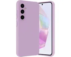 Coque pour Samsung A35 Coque Siliconen Cover Case - Coque pour Samsung Galaxy A35 5G Cover Back Case - Lilas