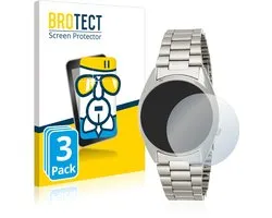 Screenprotector 3 Stuks voor Seiko 5 Automatik SNXS77K Beschermglas transparant