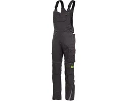 TMG KULT WORKER WORK Amerikaanse Overall HEREN Overall Werkkleding Grijs - Met Kniezak - Met D ring - Met Hamerlus