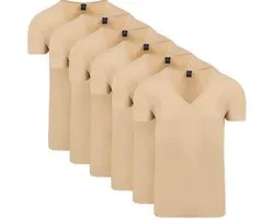Suitable Vitaru Onzichtbaar Ondershirt Diepe V-Hals 6-Pack - Maat L - Heren met Stretch