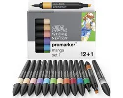 Ensemble Winsor & Newton promarker ™ Manga 1 12 + 1