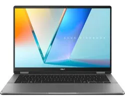 ASUS Vivobook 14 Flip TP3407SA-SG262W - 2-in-1 Laptop - 14 inch - Core Ultra 7 - 16GB/512GB - qwerty