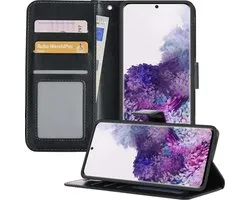 Samsung S20 Plus Case Book Case Cover - Samsung Galaxy S20 Plus Case Wallet Cover - Samsung S20 Plus Case Wallet Case Cover - Zwart