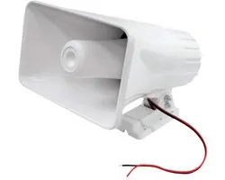 Hoorn Speaker - Megaphone Speaker - Binnen en Buiten - 65 Watt Maximaal Vermogen - 20cm Speaker