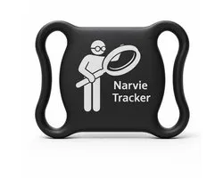 NARVIE - Mini GPS Tracker Cord - vue de localisation en direct par satellite 24h/24 et 7j/7 - Convient pour Android / iPhone - avec application gratuite - Keys Key Finder Key Tracker