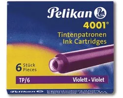 Pelikan 4001 - Korte Inktpatronen - Violet
