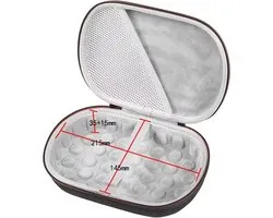 Koptelefoon Case - Harde Beschermhoes - On-Ear/Over-Ear - Voor De Meeste Merken/Bluetooth/Hifi/Bedrade Hoofdtelefoon/Gaming-Headset - Koptelefoon Hoesje - Beschermhoes - Draagtas - Waterbestendig - Stootvast - Oortjes Opberg Hoesje - Hoge Kwaliteit!