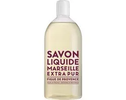 Savon de Marseille vloeibare handzeep Extra Pur Figue de Provence 1 liter navulling